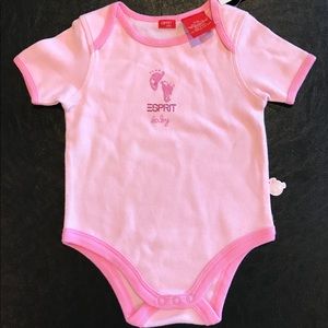 Baby girl onesie, Color Pink, Size 6/9M, ESPRIT